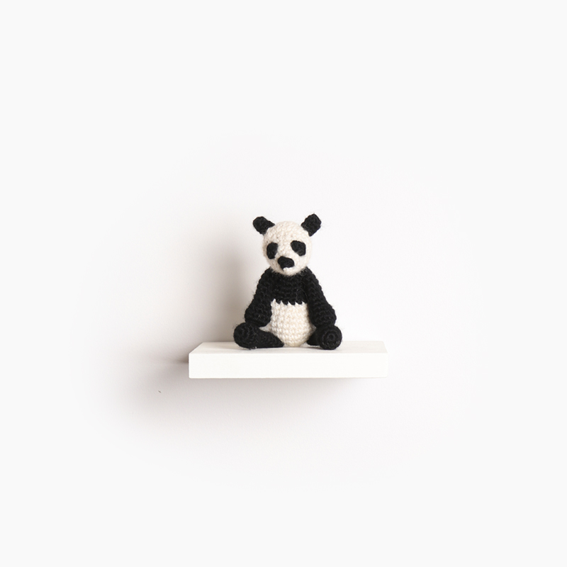 panda mini crochet amigurumi project pattern kerry lord Edward's menagerie